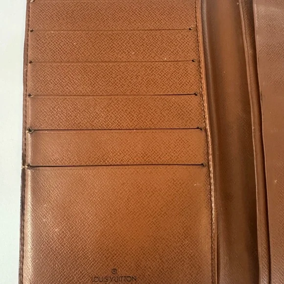 Louis Vuitton Monogram Leather Long Wallet Brown – Made in Spain - Picture 4 of 16